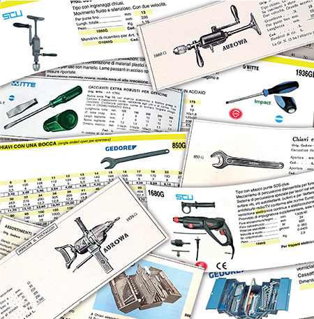 Edizioni d'epoca del catalogo Sicutool Utensili