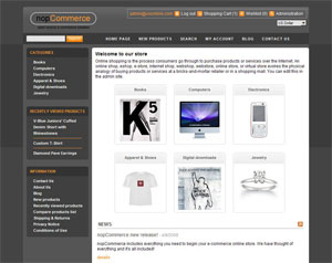 NopCommerce front end